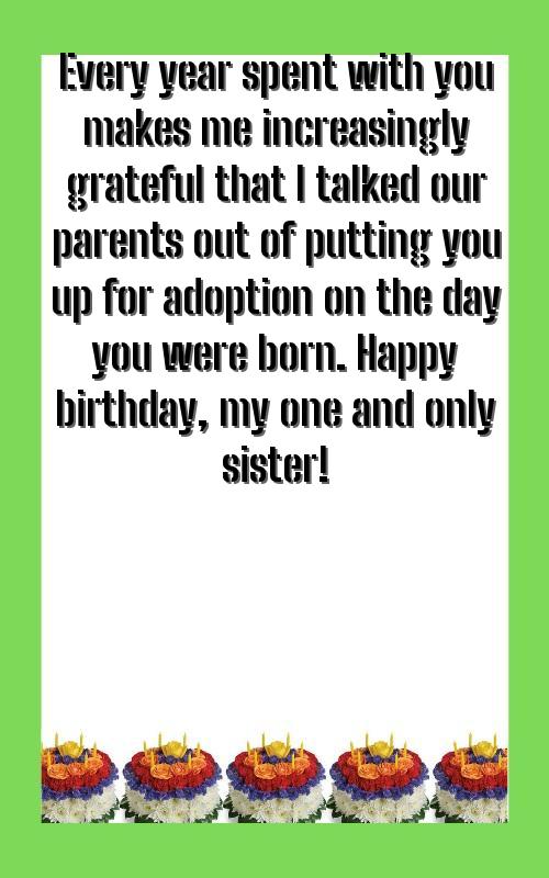 birthday wishes for sister marathi